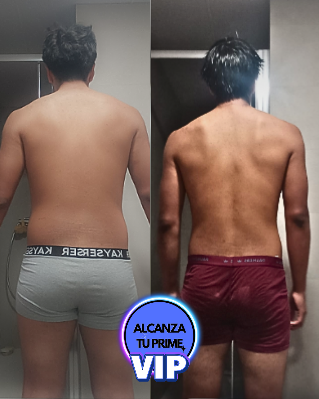 Cambio físico de Luis